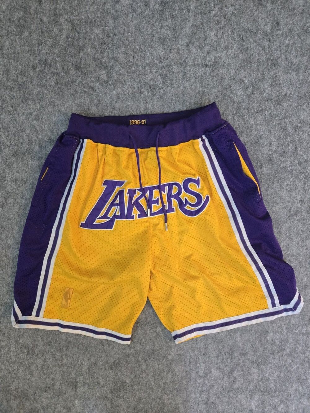 Just Don Los Angeles Lakers XL Basketball Shorts 1996-97 NBA Made in USA